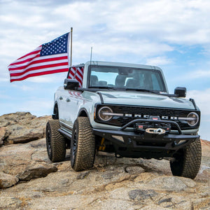 2021+ Ford Bronco Tailgate Flag Mount — Turn Offroad