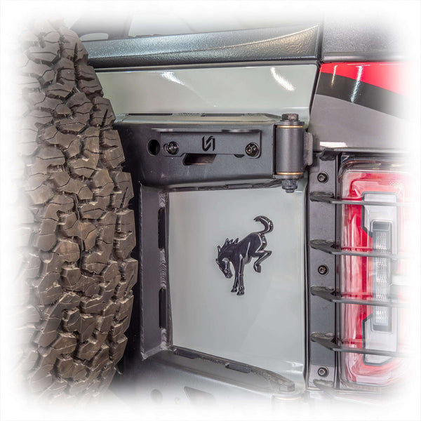 Tailgate Hinge Antenna and Whip Mount for Ford Bronco