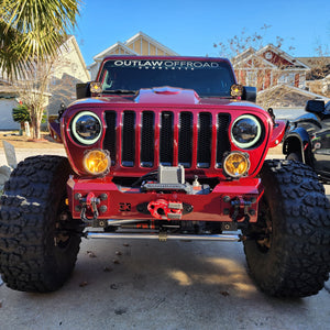 2018+ Jeep Wrangler JL & Gladiator JT Front Bumper with Winch Plate — GateKeeper Gauntlet