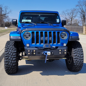 2018+ Jeep Wrangler JL & Gladiator JT Front Bumper with Winch Plate — GateKeeper Gauntlet