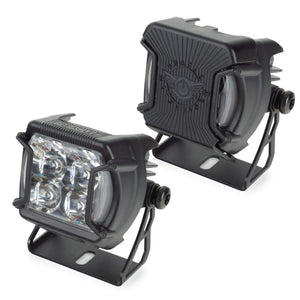 2016-2023 Toyota Tacoma 3rd Gen A-Pillar Hood Mount Brackets with VEGA Series 4 Spotlights — ORACLE Lighting