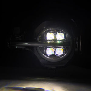 2021-2023 Ford Bronco NOVA LED Projector Headlights, Alpha-Black — AlphaRex, Discontinued (880259)