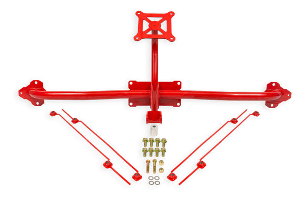 BMR Suspension BMR 14-19 Chevrolet Corvette C7 Bolt-On Parachute Mount - Red PM570R