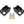 BMR Suspension BMR 21-24 Ford Bronco Rear Shock Mount Skid Plates - Black Hammertone SG1860H