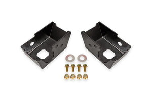 2021-2024 Ford Bronco Rear Shock Mount Skid Plates, Black Hammertone — BMR Suspension (SG1860H)
