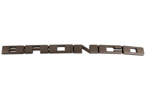 2021+ Ford Bronco Grille Lettering Overlay Kit, Bronze — Ford Racing (M-1447-BLBR)
