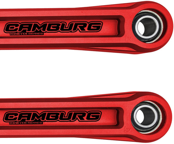 Camburg Ford Bronco 21-23 KINETIK Series Rear Billet Lower Trailing Arm Kit (Red) CAM-120032-RED