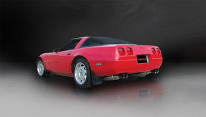 1986-1991 Chevrolet Corvette C4 5.7L L98 Sport Cat-Back Exhaust — Corsa Performance, Black (14115BLK)