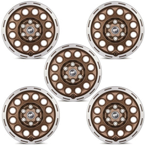 2021-2023 Ford Bronco 17x8.0 Wheel Kit, Sinister Bronze — Ford Racing (M-1007K-P1780BRN)