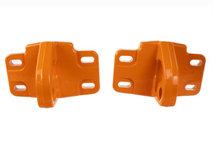 2021+ Ford Bronco Front Bumper Tow Hooks, Orange Pair — Ford Racing (M-18954-BO)