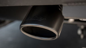 2021-2022 Ford Bronco 2.7L V6 4WD Axle-Back Exhaust — Borla Touring, Black Coated Tips (11976CB)