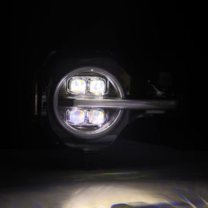 2021-2023 Ford Bronco NOVA LED Projector Headlights, Black — AlphaRex, Discontinued (880260)