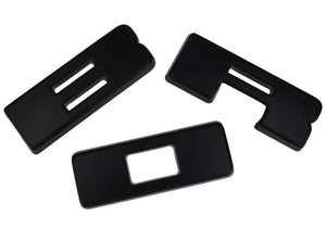 2021+ Ford Bronco Grille Lettering Overlay Kit, Black — Ford Racing (M-1447-BLMB)
