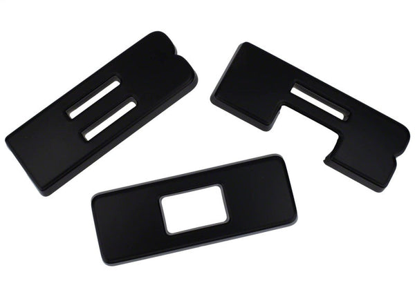 Ford Racing 2021+ Bronco Grille Lettering Overlay Kit - Black M-1447-BLMB