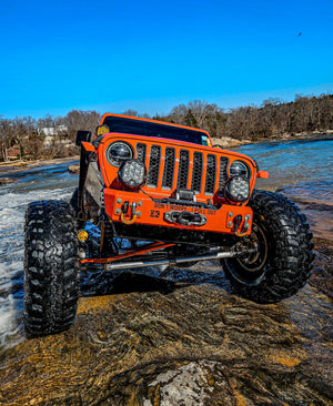 2018+ Jeep Wrangler JL & Gladiator JT Front Bumper with Winch Plate — GateKeeper Gauntlet