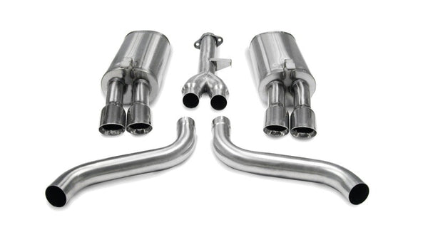 Corsa Performance 86-91 Chevrolet Corvette C4 5.7L V8 L98 Polished Sport Cat-Back Exhaust