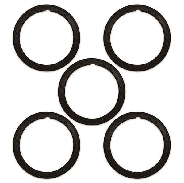 Ford Racing 21-22 Bronco Bead Lock Trim Ring Kit - Black M-1021K-BLB
