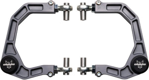 2021-2023 Ford Bronco KINETIK V2 Performance Billet Uniball Upper Arms, Gray — Camburg (CAM-110214-GRY)