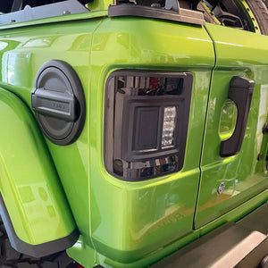 2018+ Jeep Wrangler JL Flush Mount LED Tail Lights — ORACLE Lighting V2, Low-Profile Plug-and-Play