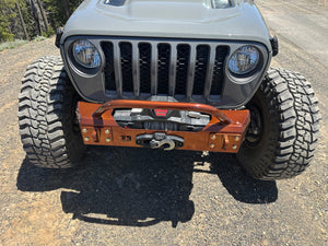 2018+ Jeep Wrangler JL & Gladiator JT Front Bumper with Bull Bar Tube — GateKeeper Gauntlet