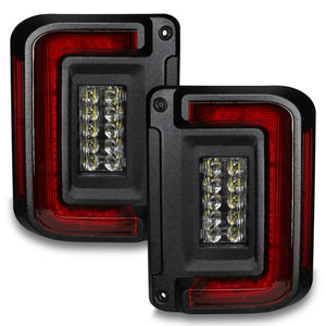 2007-2017 Jeep Wrangler JK Flush Mount LED Tail Lights — ORACLE Lighting V2, Low-Profile