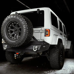 2007-2017 Jeep Wrangler JK Flush Mount LED Tail Lights — ORACLE Lighting V2, Low-Profile