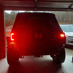 2007-2017 Jeep Wrangler JK Flush Mount LED Tail Lights — ORACLE Lighting V2, Low-Profile