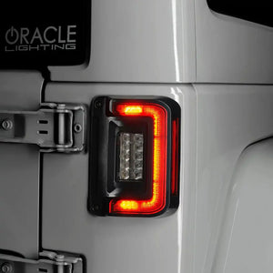 2007-2017 Jeep Wrangler JK Flush Mount LED Tail Lights — ORACLE Lighting V2, Low-Profile