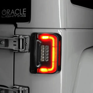 2007-2017 Jeep Wrangler JK Flush Mount LED Tail Lights — ORACLE Lighting V2, Low-Profile
