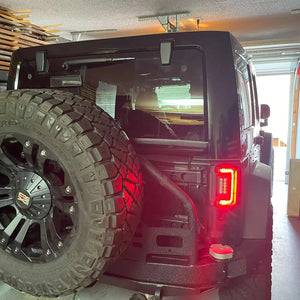 2007-2017 Jeep Wrangler JK Flush Mount LED Tail Lights — ORACLE Lighting V2, Low-Profile
