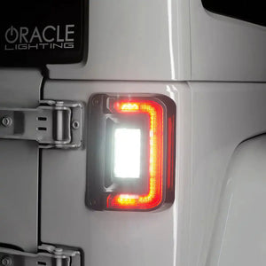 2007-2017 Jeep Wrangler JK Flush Mount LED Tail Lights — ORACLE Lighting V2, Low-Profile