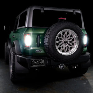 2021-2025 Ford Bronco Flush Mount LED Tail Lights — ORACLE Lighting V2, Low-Profile 1,400 Lumens