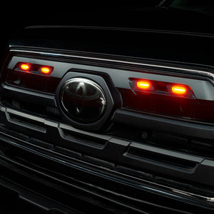 2016-2023 Toyota Tacoma 3rd Gen SR5 Pre-Runner LED Grille Light Kit — ORACLE Lighting Amber with Tinted Lens