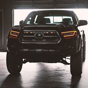 2016-2023 Toyota Tacoma 3rd Gen SR5 Pre-Runner LED Grille Light Kit — ORACLE Lighting Amber with Tinted Lens
