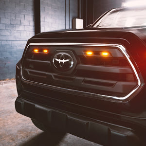 2016-2023 Toyota Tacoma 3rd Gen SR5 Pre-Runner LED Grille Light Kit — ORACLE Lighting Amber with Tinted Lens