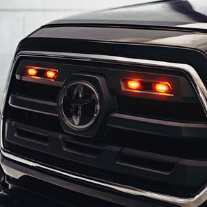 2016-2023 Toyota Tacoma 3rd Gen SR5 Pre-Runner LED Grille Light Kit — ORACLE Lighting Amber with Tinted Lens