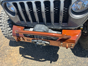 2018+ Jeep Wrangler JL & Gladiator JT Front Bumper with Bull Bar Tube — GateKeeper Gauntlet