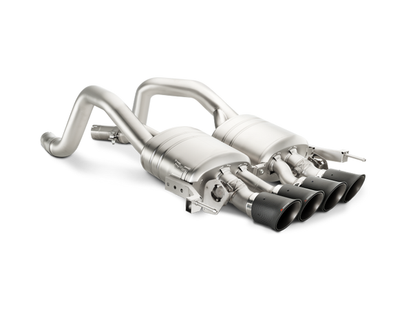 Akrapovic 14-17 Chevrolet Corvette Z06 (C7) Slip-On Line (Titanium) w/ Carbon Tips MTP-CO/TI/2