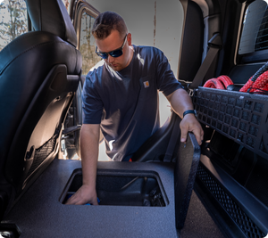 2020+ Jeep Gladiator JT Rear Seat Delete 60% — Backseat Delete Gear Hauler