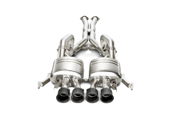 Akrapovic 14-17 Chevrolet Corvette Stingray (C7) Evolution Line Cat Back (Titanium) w/ Carbon Tips S-CO/TI/1