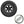 Ford Racing 2021 Bronco 17x8.0 Beadlock Carbonized Gray Badlands Wheel Kit M-1007-DC17B