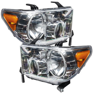 2007-2013 Toyota Tundra Halo Headlights — ORACLE Lighting Pre-Assembled, Chrome Housing