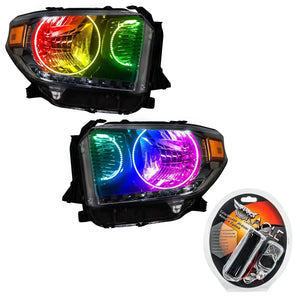 2014-2017 Toyota Tundra Halo Headlights — ORACLE Lighting Pre-Assembled, Dual Halo