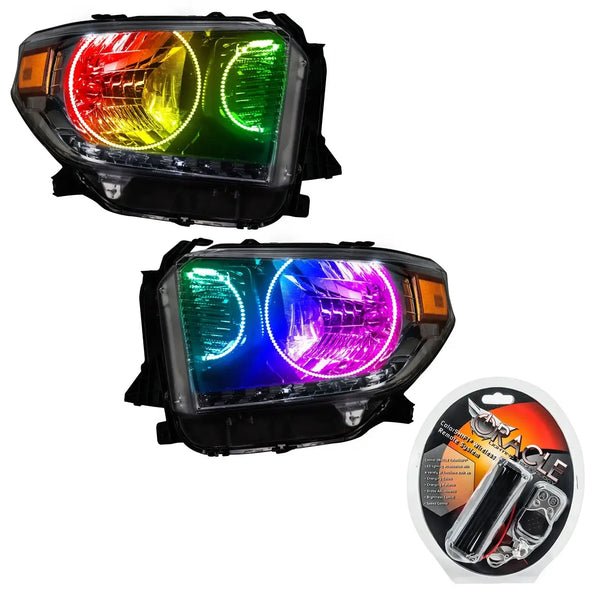 ORACLE Lighting 2014-2017 Toyota Tundra Pre-Assembled Halo Headlights - Dual Halo