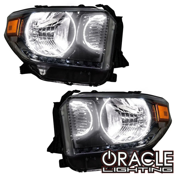 ORACLE Lighting 2014-2017 Toyota Tundra Pre-Assembled Halo Headlights - Dual Halo