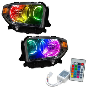 2014-2017 Toyota Tundra Halo Headlights — ORACLE Lighting Pre-Assembled, Dual Halo