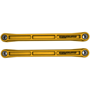 2021-2023 Ford Bronco KINETIK Rear Billet Lower Trailing Arm Kit, Gold — Camburg (CAM-120032-GLD)