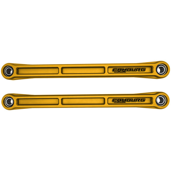 Camburg Ford Bronco 21-23 KINETIK Series Rear Billet Lower Trailing Arm Kit (Gold) CAM-120032-GLD