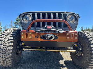 2018+ Jeep Wrangler JL & Gladiator JT Front Bumper with Bull Bar Tube — GateKeeper Gauntlet