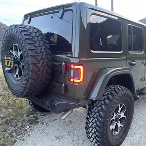 2018+ Jeep Wrangler JL Flush Mount LED Tail Lights — ORACLE Lighting V2, Low-Profile Plug-and-Play